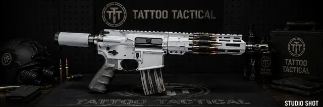 A Whole Lot A Cerakote AR-15, Urban Commando design by Tattoo Tactical