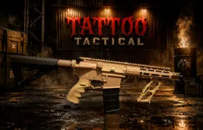 Bright Bronze & Tan Cerakote AR-15, Urban Commando design by Tattoo Tactical