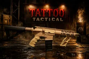 Bronze and Tan Cerakote AR-15, Urban Commando design by Tattoo Tactical