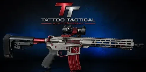 Burner Cerakote AR-15, 2 Tone FX design by Tattoo Tactical