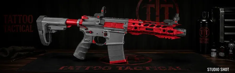 Friday 13TH Cerakote AR-15, Horror design by Tattoo Tactical