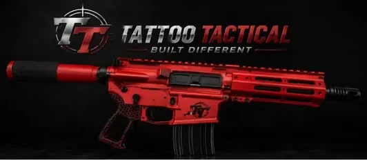 Little Devil Cerakote AR-15, Horror design by Tattoo Tactical