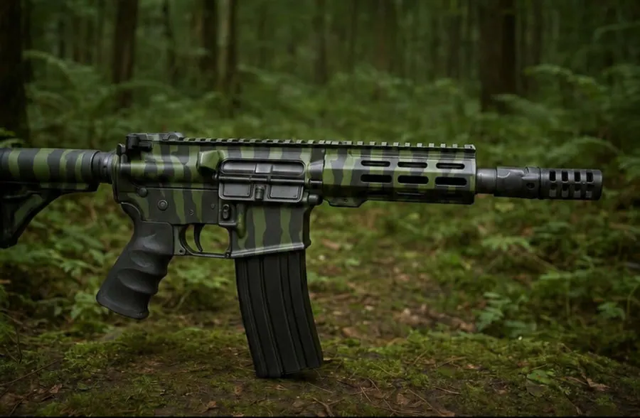Predator Cerakote AR-15, Urban Commando design by Tattoo Tactical
