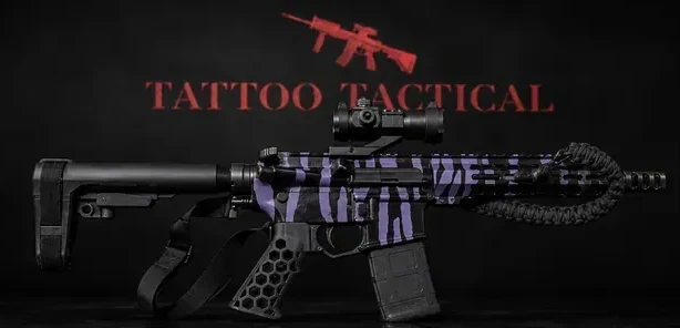 Tigress Cerakote AR-15, Urban Commando design by Tattoo Tactical