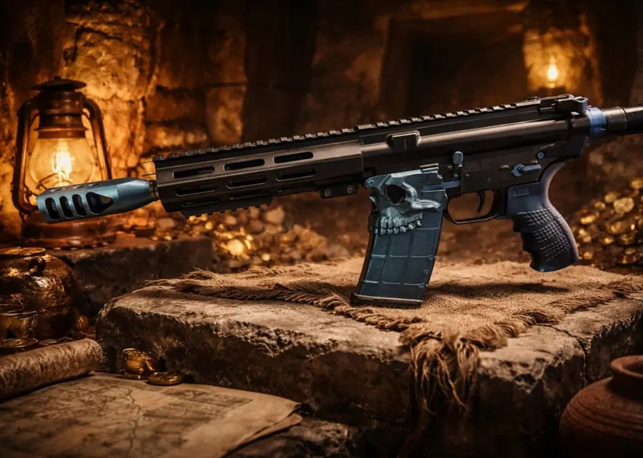 The Crystal Skull custom Cerakote AR-15 build by Tattoo Tactical